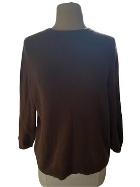 Talbots Brown Cashmere Sweater